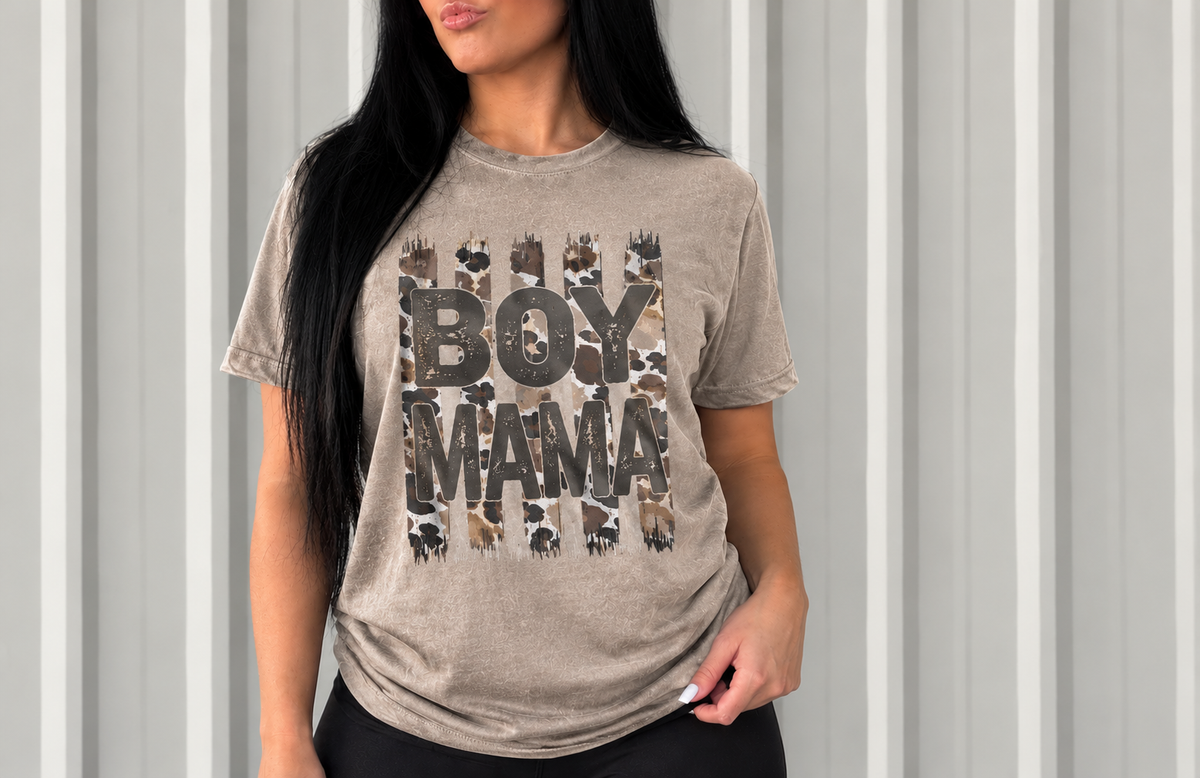 Camo Boy Mom Shirt